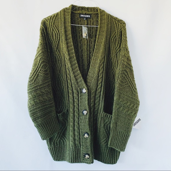 Sweet & Sinful Sweaters - Sweet & Sinful Chunky Knit Cardigan